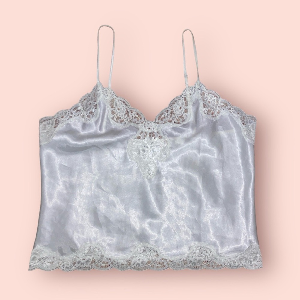 White Lace Tank Top